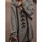 Solid Lace Up Drawstring Hooded Sweater, Casual Long Sleeve Loose Sweater For Fall & Winter, Women's Clothing